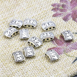 5PCS Copper Metal 3Hole DIY Lucky Finding for Jewelry Making 7x10mm