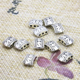 5PCS Copper Metal 3Hole DIY Lucky Finding for Jewelry Making 7x10mm