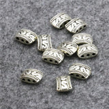 5PCS Copper Metal 3Hole DIY Lucky Finding for Jewelry Making 7x10mm