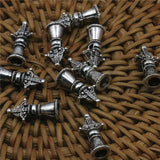 5PCS Copper DIY Lucky Beads Bell Tower Crafts 9x18mm