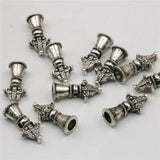 5PCS Copper DIY Lucky Beads Bell Tower Crafts 9x18mm