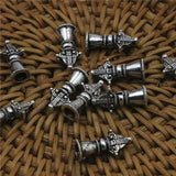 5PCS Copper DIY Lucky Beads Bell Tower Crafts 9x18mm