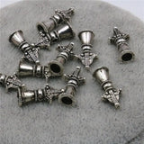 5PCS Copper DIY Lucky Beads Bell Tower Crafts 9x18mm