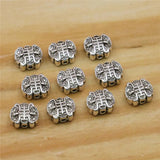 5PCS Longevity Lock Silver-plate Spacers for DIY Jewelry