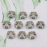 5PCS Longevity Lock Silver-plate Spacers for DIY Jewelry
