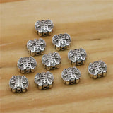 5PCS Longevity Lock Silver-plate Spacers for DIY Jewelry