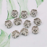 5PCS Longevity Lock Silver-plate Spacers for DIY Jewelry