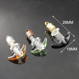 5PCS Anchor Name on Rice Glass Vial Pendant DIY Charms