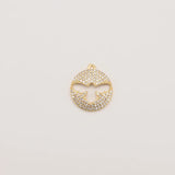 5PCS Antique Hollow Bee Pendant Retro Bracelet Earrings Metal Accessories