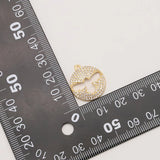 5PCS Antique Hollow Bee Pendant Retro Bracelet Earrings Metal Accessories