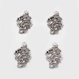 5PCS Antique Large Dragon Charms Pendants DIY Necklace Findings 50x35mm