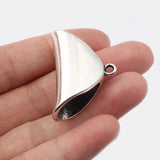 5PCS Antique Silver Spacer for 10*6mm Leather Cord