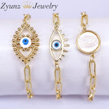 Eye Bracelet CZ Party Jewelry Women Men Eyes Adjustable Chain