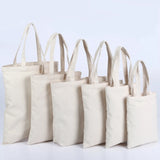 5PCS Canvas Bag Tote Bags Cotton Canvas Handbag