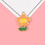 5PCS Mixed Flower Animal Charms Alloy Pendant DIY Accessory