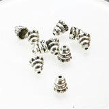 5PCS Copper Tower-Shape Gourd Lucky Beads 7x18mm