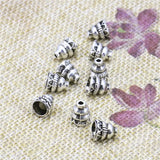 5PCS Copper Tower-Shape Gourd Lucky Beads 7x18mm