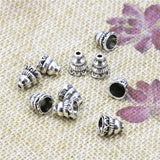 5PCS Copper Tower-Shape Gourd Lucky Beads 7x18mm