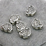 5PCS Lucky Lock Shape Copper Necklace Accessory 12x15mm