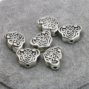 5PCS Lucky Lock Shape Copper Necklace Accessory 12x15mm