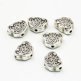 5PCS Lucky Lock Shape Copper Necklace Accessory 12x15mm