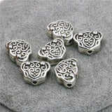 5PCS Lucky Lock Shape Copper Necklace Accessory 12x15mm