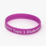 5PCS Diabetic Bracelets Medical Alert Type 1 Diabetes Insulin