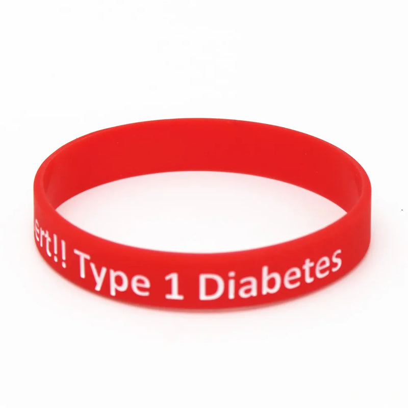 5PCS Diabetic Bracelets Medical Alert Type 1 Diabetes Insulin