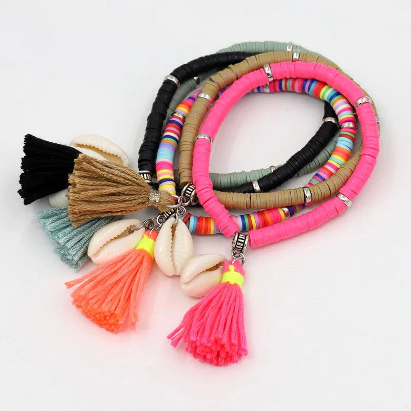 5PCS Boho Jewelry Bracelets for Women Beach Accessories