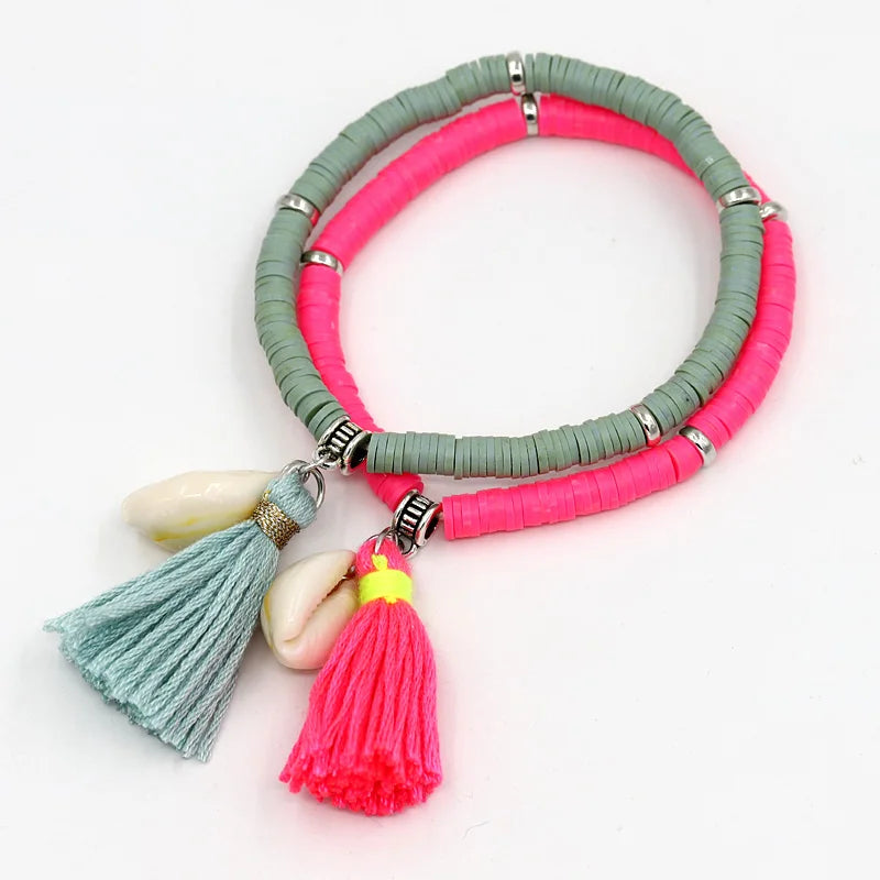 5PCS Boho Jewelry Bracelets for Women Beach Accessories