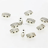 5PCS Double Hole Carved Lucky DIY Loose Finding Accessories Pendant