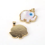 Elephant Shell Necklace Pendant Mother Of Pearl Woman Jewelry Accessories