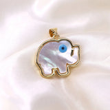 Elephant Shell Necklace Pendant Mother Of Pearl Woman Jewelry Accessories