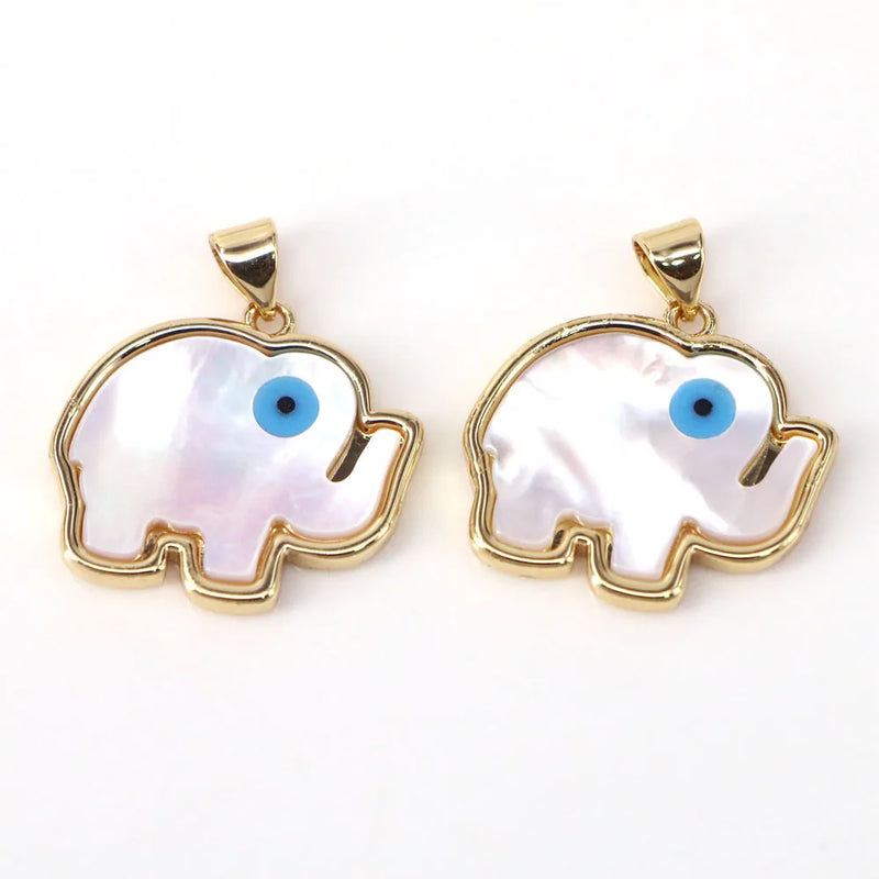 Elephant Shell Necklace Pendant Mother Of Pearl Woman Jewelry Accessories