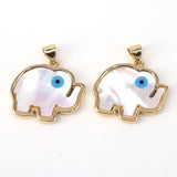 Elephant Shell Necklace Pendant Mother Of Pearl Woman Jewelry Accessories
