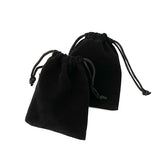 5PCS Flannel Jewelry Gift Bag Organza Pouches Drawstring Present Packaging