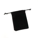 5PCS Flannel Jewelry Gift Bag Organza Pouches Drawstring Present Packaging