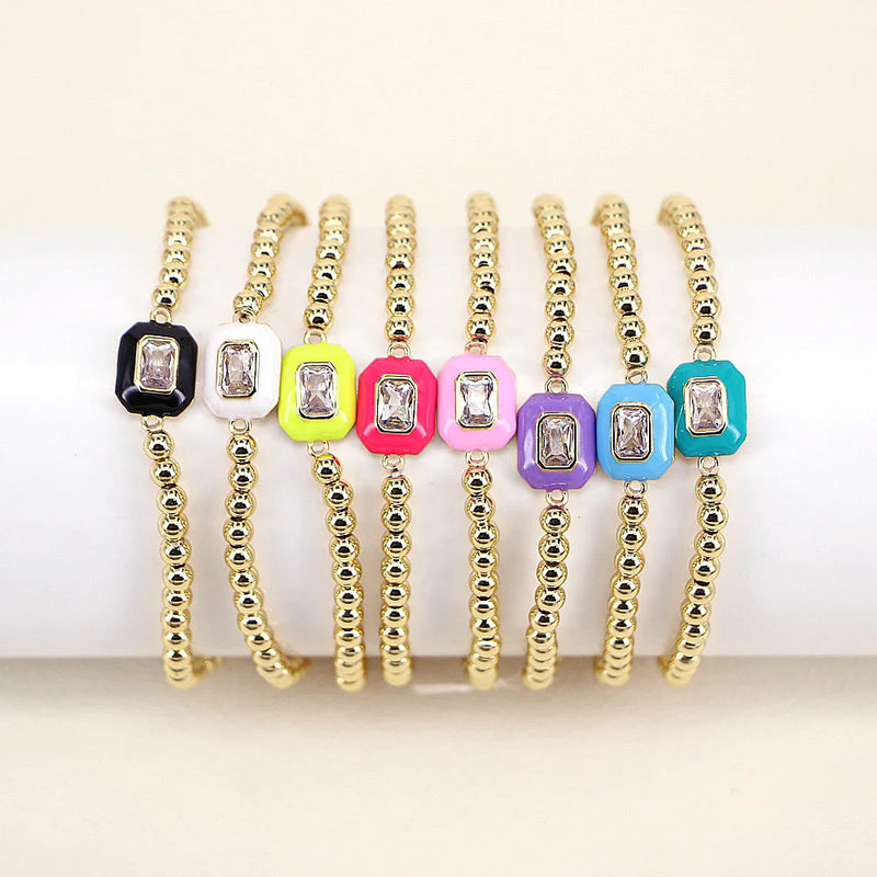 5PCS Boho Beaded Bracelets Set Colorful Women Jewelry