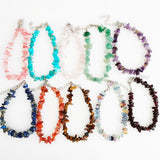 5PCS Natural Stone Bracelet Women Irregular Crushed Hand String Birthday Gift
