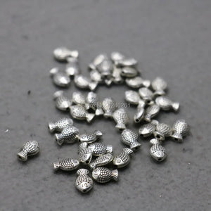 5PCS Alloy Fish Spacers Bead Metal Findings 6*9mm DIY Jewelry Making
