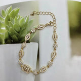 5PCS Geometric Chain Bracelets Evil Eye Flower Bacelet
