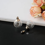 5PCS Glass Globe Pendant DIY Necklace Jewelry Charms