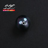 5PCS Natural Colorful Shell Pearl Round Beads for Jewelry Making