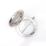 5PCS Rhinestone Charms Glass Locket DIY Craft Necklace Pendant