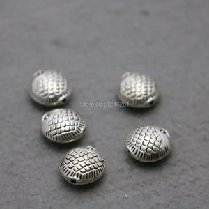 5PCS Metal Hardware Spacers for DIY Jewelry Making Findings Silver-plate