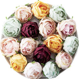 5PCS High Peony Flower Head Silk Artificial Flower Wedding Decor DIY Craft