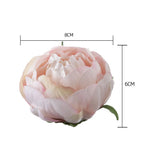 5PCS High Peony Flower Head Silk Artificial Flower Wedding Decor DIY Craft
