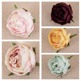 5PCS High Peony Flower Head Silk Artificial Flower Wedding Decor DIY Craft
