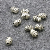 5PCS Copper Buddha Head Lucky Loose Beads 7x10mm