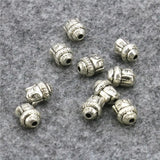 5PCS Copper Buddha Head Lucky Loose Beads 7x10mm
